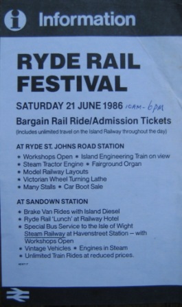 British Rail Open Days - Ryde St Johns