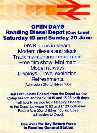 British Rail Open Days - Reading
