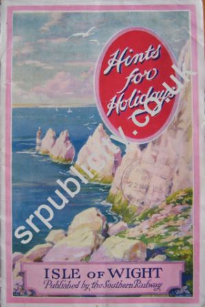 Hints for Holidays - 1925/6 - Isle of Wight