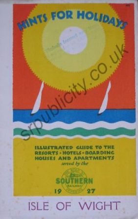 Hints for Holidays - 1927 - Isle of Wight